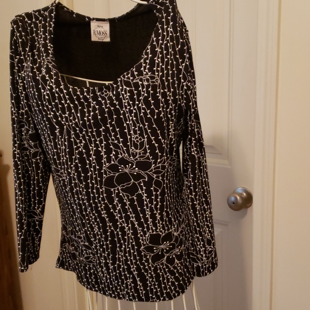 Womens B.Moss blouse